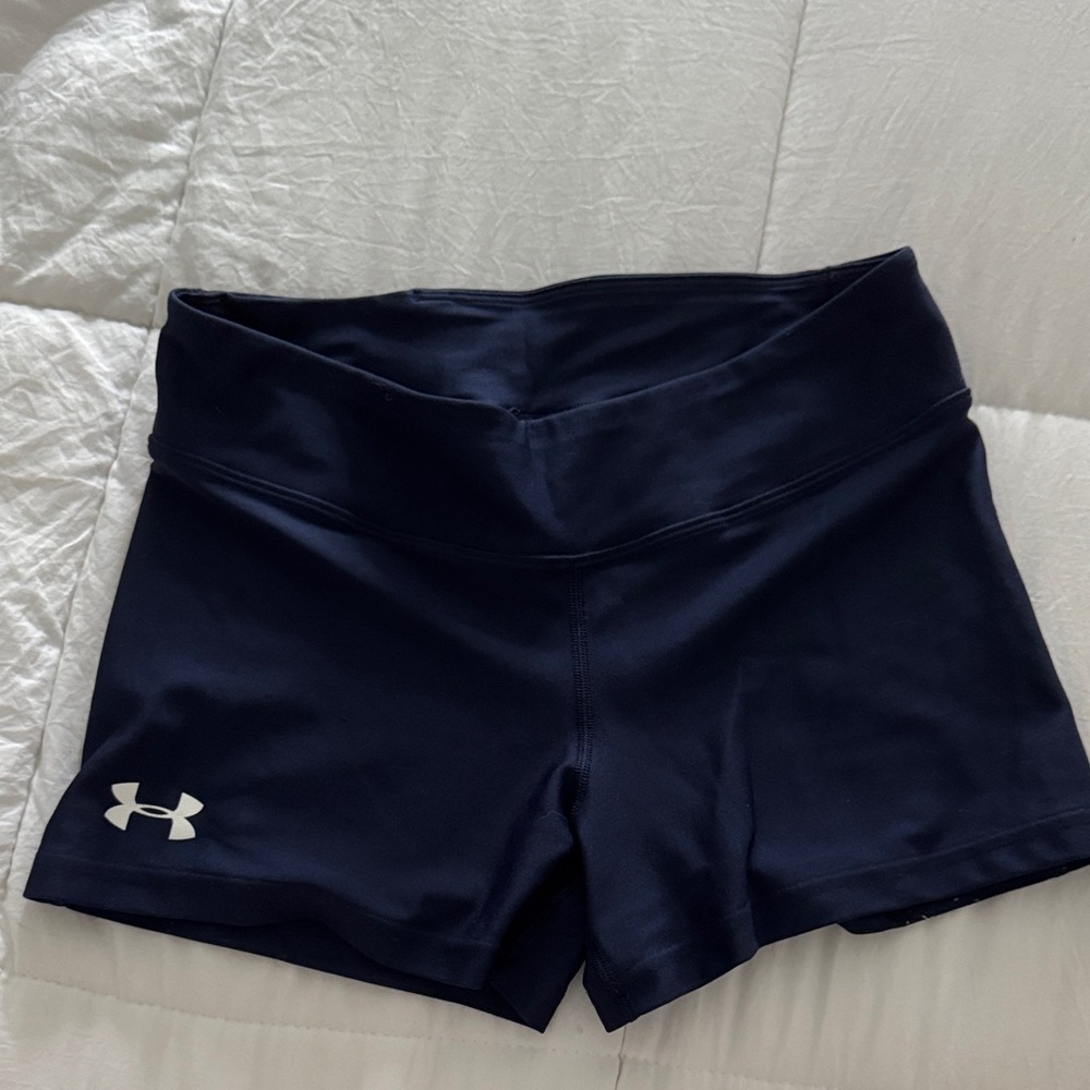 Under Armour Women's Navy Spandex Shorts